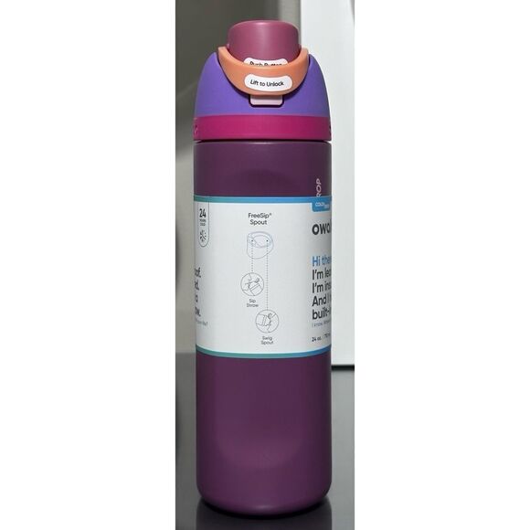 OWALA COLOR DROP “LILAC DREAM” 24oz FreeSip Water Bottle - Picture 3 of 5
